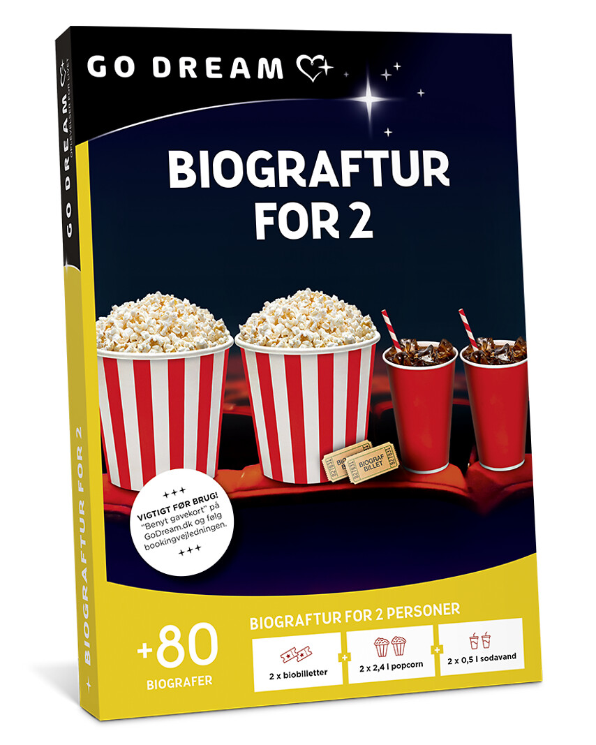 Biograftur for 2 - oplevelse for 2